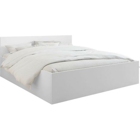 Lit Comfivo Pastor , Double, 160x200, Stratifié, Disponible, 164x204x80cm