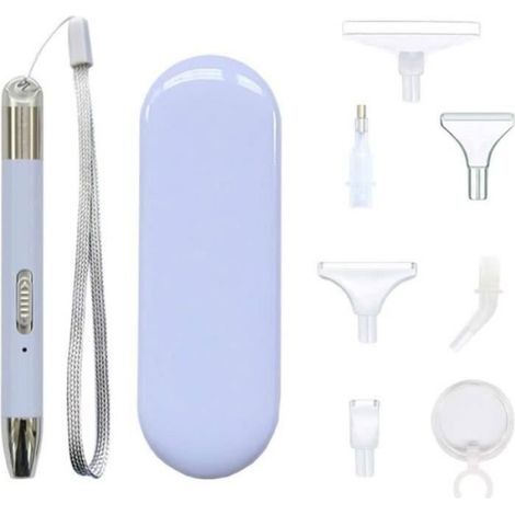 Stylo Peinture Diamant - LED Rechargeable - Aluminium - Pour Diamants Ronds et Carrés - 1 Pièce (1/5)