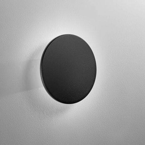 PLAFONIERA LED ZODIAC 18W IP65 D.25X4,7CM NERA (1/2)