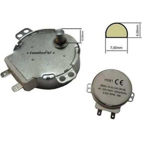 Motore trascinatore piatto microonde 220V  - 2,5/3Rpm 4W UNIVERSALE   -- PC 71 (1/2)
