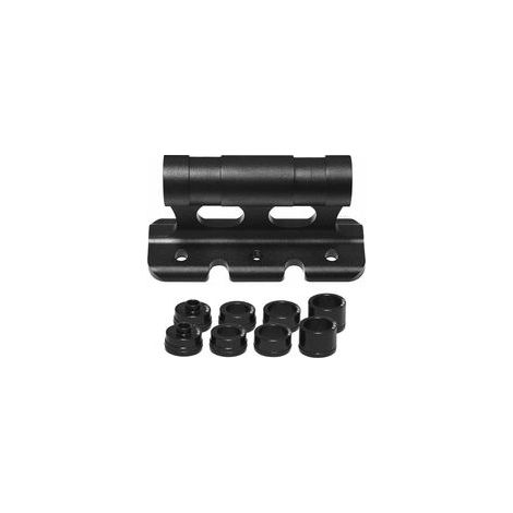 Bloc de fourche avant pour toit de voiture pour 5 x 100 mm, 12 x 100 mm, 15 x 100/110 mm Support de fourche de vélo, portevélos à dégagement rapide, supports d'axe traversant (1/5)