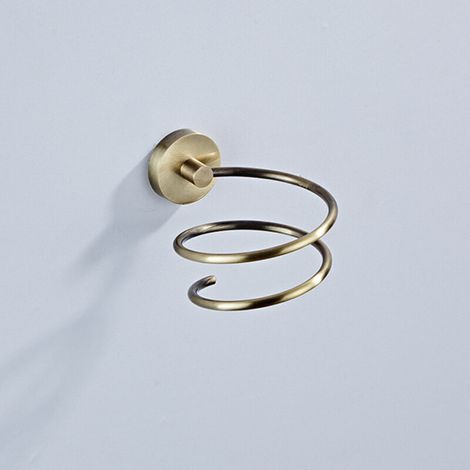 Wandhalterung für Haartrockner (Antikbronze), Haartrockner-Aufbewahrung/Ständer aus Edelstahl 304, Badezimmeraccessoires (1/3)
