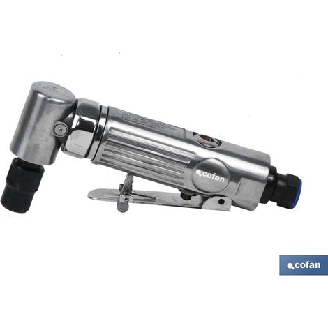 COFAN fresadora neumática 90º  6mm , Fresadora neumática angular 90° de alto rendimiento. Especial para trabajos de difícil acceso. Ideal para utilizar abrasivos, barras de pulido (1/2)