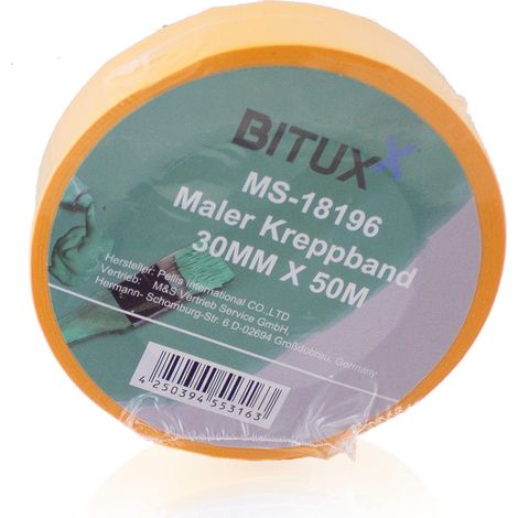 50M Profi Maler Kreppband Goldband Abdeckband Klebeband 30 mm (1/2)