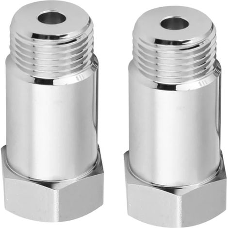 10-1 PCS M18X1.5 Rallonge de sonde lambda O2 Entretoise de sonde lambda O2 Pièces de rechange pour la réparation du voyant moteur (CEL)