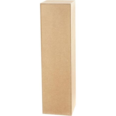 colonne décorative en mdf 75x20x20 cm socle plantes salon design moderne (1/5)