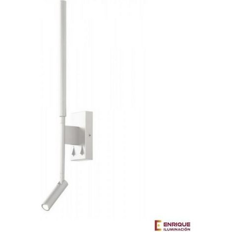 Aplique blanco modelo TORCH led con punto lector de MANTRA (1/5)