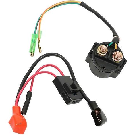 32401-HN1-010 35850-HM3-000 Relais de démarreur, solénoïde et câble de batterie pour moto Honda TRX400EX 1999-2007 (1/5)