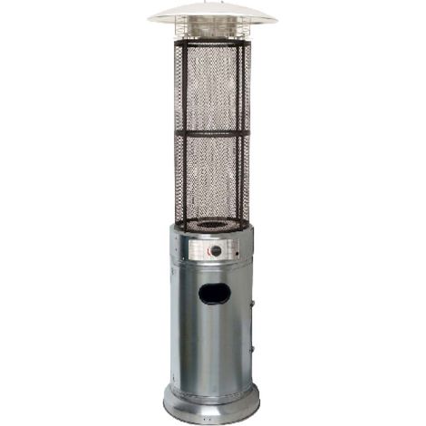Estufa de exterior MERCALUZ “Totem” MT01559 – 11 kW (acero inoxidable)  Oferta exclusiva