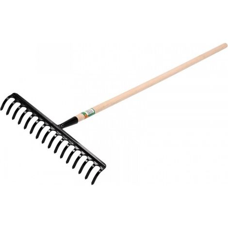 Gartenrechen 16 Zinken mit Stiel 35783 flo
