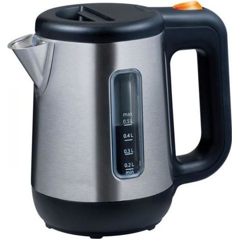 Bouilloire Electrique - KENWOOD JKM076 - Compacte 0.5L - Inox satiné et noir - Filtre anti-calcaire amovible (1/4)