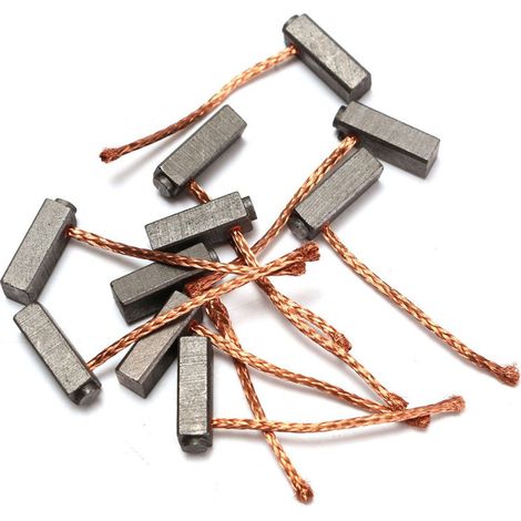 Kohlebürstendraht, universelle Ersatzbürste für Generatoren und Motoren, 5 mm x 6 mm x 14 mm