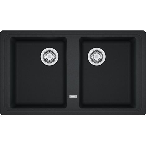 Franke BSG 620 - Lavello in Fragranite Nero, 2 Vasche, FUN 114.0641.232, 86x50 cm (1/2)