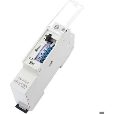 Interruttore temporizzato intelligente TM610C 220V per montaggio su guida DIN (1/5)