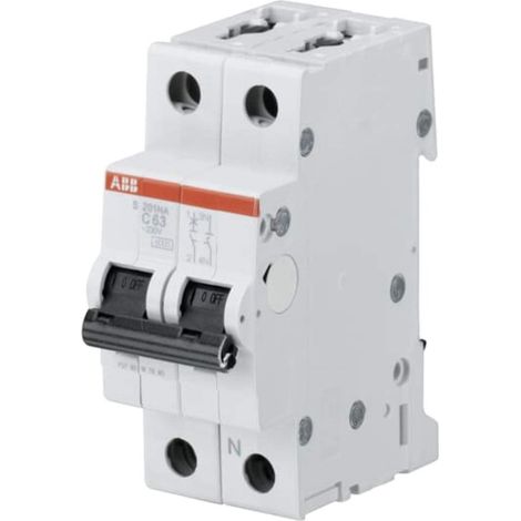 Abb S201 Na C40 Interrutt.Automatico 6Ka 1P+N, White