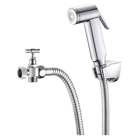 Aiperq – Douchette pour robinet en ABS – Tuyau PVC 1M – Sortie d'eau grande – Compatible avec robinets ronds – Pour lavage cheveux et animaux - 37inch (1/4)