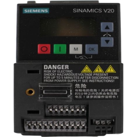 Siemens Convertitore di frequenza 6SL3210-5BB13-7BV1 0.37 kW 200 V, 240 V (1/3)