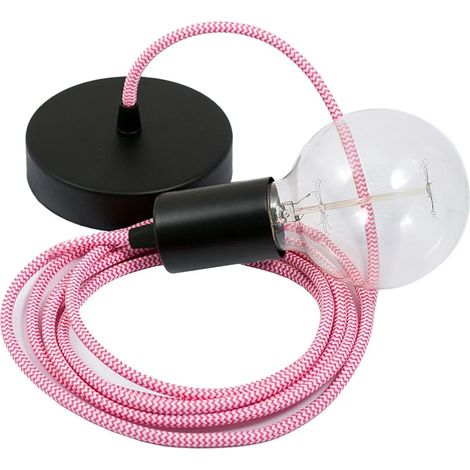 Lampe suspension creative cables rz08 zigzag 2 mètres personnalisable (1/3)