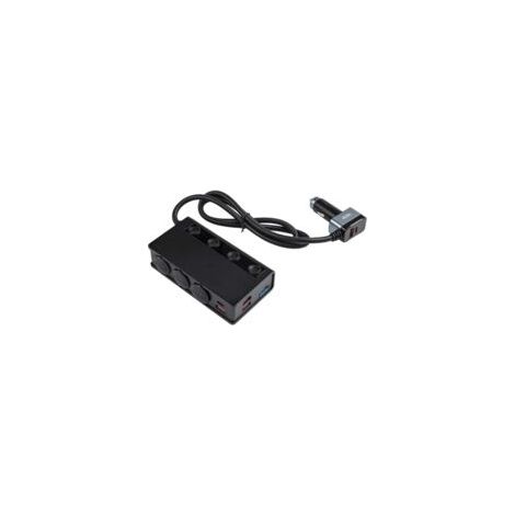 de voiture adaptateur d alimentation pour v hicule 12 V 24 V (1/5)