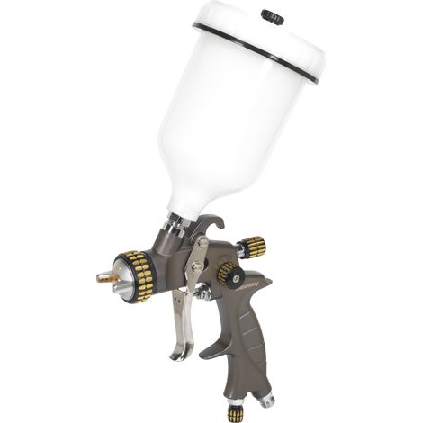 Sealey HVLP01 Premier Professional HVLP Gravity Feed Spray Gun 1.3mm Set-Up