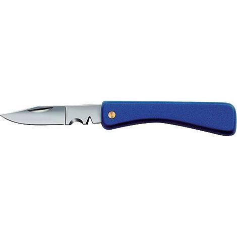 Couteau pour gaine de cable avec manche en plastique pliable. Type 603 Longueur 200 mm