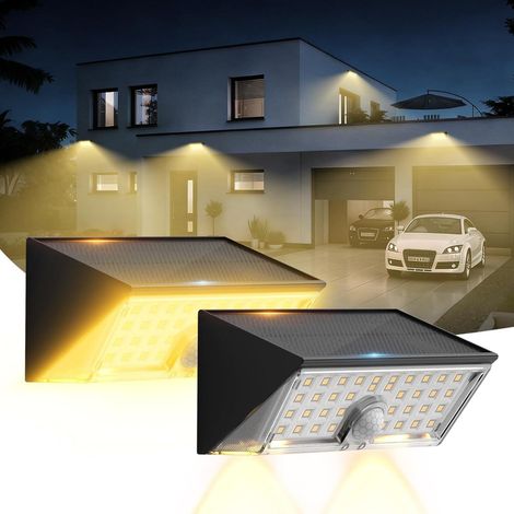 Double Fonction Applique LED Murale panneau photovoltaïque extérieur 4 Modes IP65, WL-06L Lampe panneau photovoltaïque (1/5)