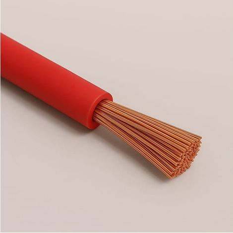 Cavo Filo Unipolare in Silicone FG4 sezione 0,25 mmq Rosso