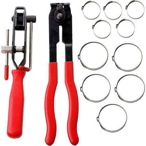 Pince Pour Collier De Serrage - Pince À Sertir Bande YYV - Pour Joint Cardan Automobile - 2 Pièces (1/5)