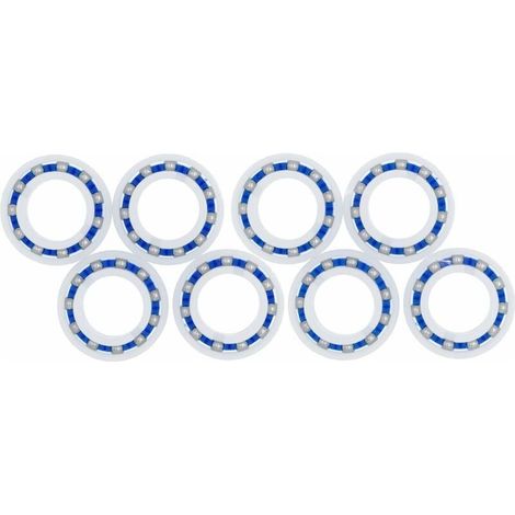 Set of 8 adaptable ball bearings for the wheel of the Polaris 280 180 C60 C-60 robotic pool cleaner (1/5)