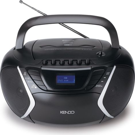 KENDO Boombox DAB+ 25EX Radiorekorder CD/Kassette Bluetooth