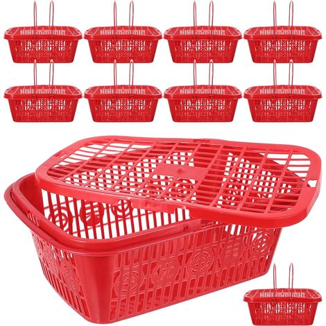 petits paniers carrés en plastique pour la cueillette de (1/5)