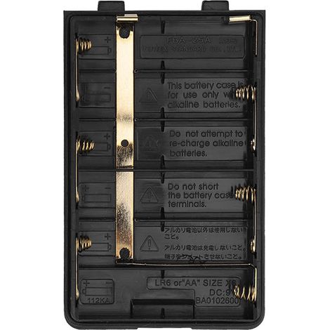 Praktisches Aufbewahrungsetui für AA-Batterien aus Kunststoff, kompatibel mit den Modellen Yaesu VX-150 und VX-110. (1/5)