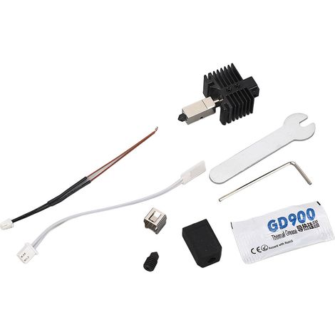 Kit pièces chaudes extrudeuse 3D imprimante, buse détachable réglable, ensemble compatible Bambu Lab X1 P1P X1 Carbon Type 3. (1/5)