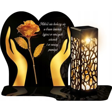 Bougie LED solaire rose éternelle pour tombe – Verre acrylique – Hauteur 20 cm – Éclairage blanc chaud – Résistante aux intempéries