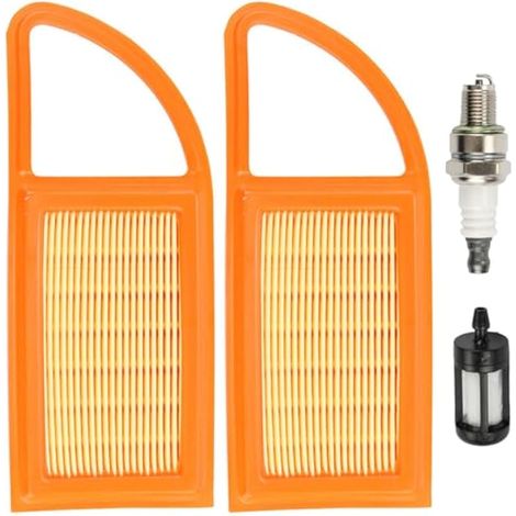 Filtre à air de Remplacement pour Stihl BR600 BR550 BR500 souffleur à Dos remplace 4282 141 0300 42821410300 4282 141 0300B 42821410300B, avec Filtre à Carburant pour Bougie d'allumage (1/5)
