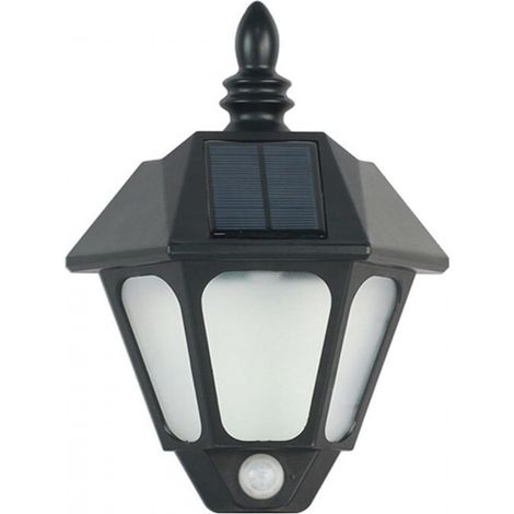 Lampe solaire murale avec détecteur de mouvements (1/3)