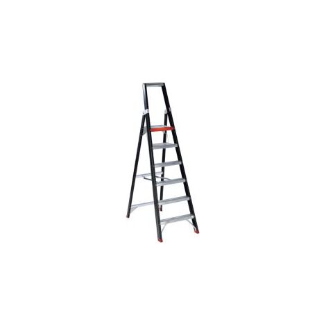 Altrex Taurus einseitig begehbare Stufenstehleiter TGB 6 Stufen (1/5)