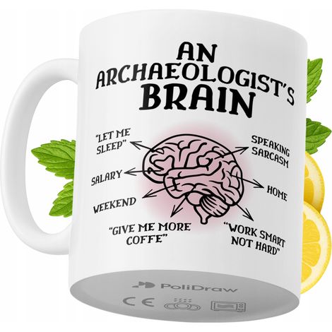 Lustige Tasse für Archäologen – Kaffee- oder Teetasse mit witzigem Textdesign – ideal für Geburtstage, Namenstage, Feiertage und besondere Anlässe. Hochwertige Tasse für Zuhause, Büro und Arbeit. Farb