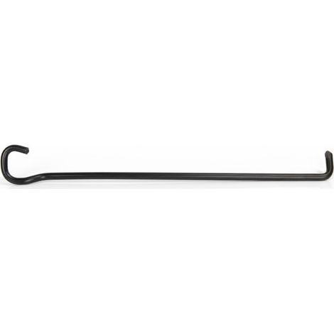 Atizador de Hierro Antracita 10 mm Barra para Mover Leña y Carbón en Chimenea y Estufa (1/5)
