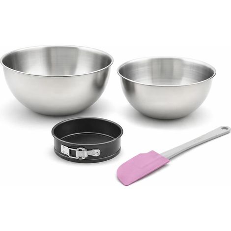 Set de 4 ustensiles de pâtisserie moule à gâteau 2 bols et spatule Spécial mini Spécial mini Zenker Spécial mini (1/5)