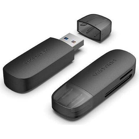 Lector de Tarjetas Externo Vention CLGB0 Negro (1/2)