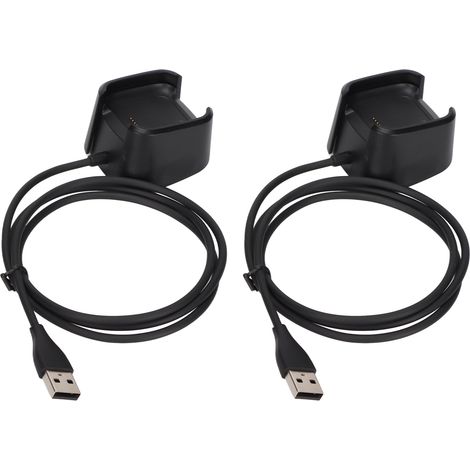 Station de Charge USB Fitbit Versa 2, Support Recharge Montre Connectée Sport