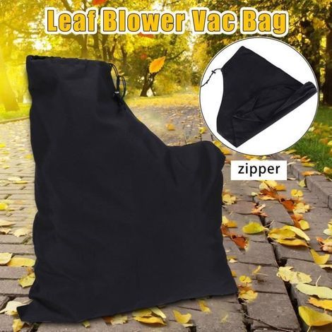 Polyester garden furniture cover with zipper, for leaf storage, blowing, and dust collection. (1/4)