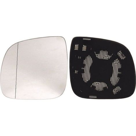 Verre de rétroviseur gauche chauffant asphérique Volkswagen Touareg 1 phase 2 2007-2010