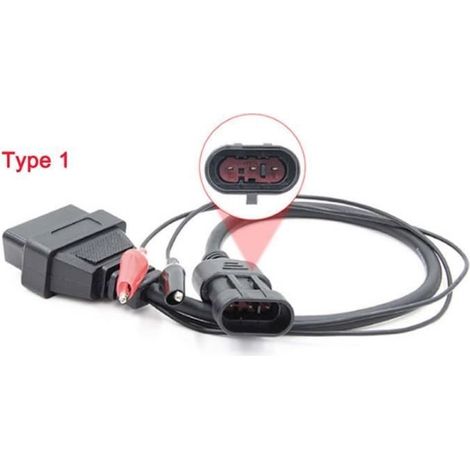 Adapterkabel für Fiat 3-Pin OBD2 auf 16-Pin OBD für Lancia - Alfa Romeo 3-Pin auf 16-Pin (1/4)