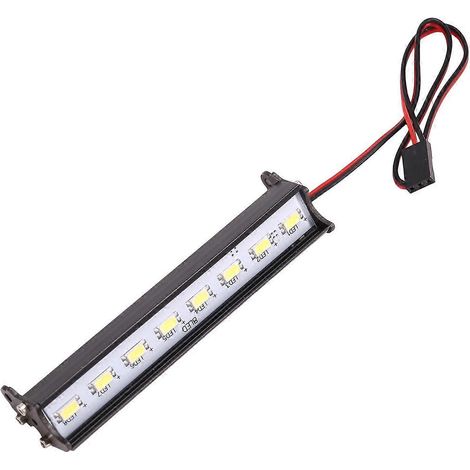 LED-Lichtleiste für das Dach von RC-Cars, einstellbarer Modus für 1/10 Crawler, 89 mm