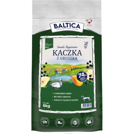 Croquettes pour chien BALTICA SAVEURS DES RÉGIONS Canard à la poire XS/S 6 kg (1/2)