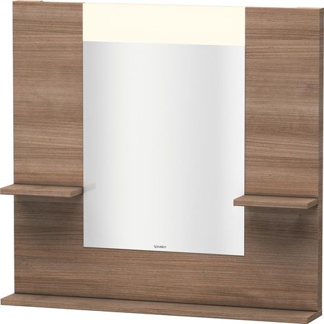 Espejo Vero Duravit con estantes izquierda/derecha e inferior, 7350, 850mm, Color (frente/cuerpo): Cerezo del Tesino - VE735007373