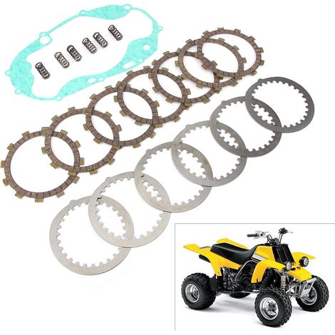 Kupplungsreibscheiben-Kit, Zubehör passend für Yamaha BANSHEE 350 YFZ350 1987-2006