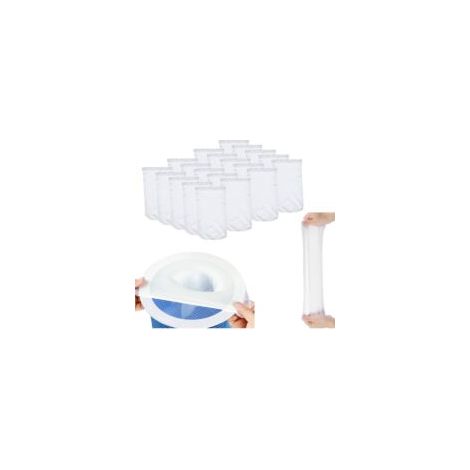 15 unidades de calcetines para skimmer de piscina, calcetines para skimmer, calcetines para cesta de filtro, para red de superficie de piscina, red de filtro floculante - Crezuo (1/4)